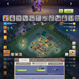 ||TH11 FULLY MAXED||GEM:1884||CWL MEDEL:333||HEROES:50-50-30-20||EPIC:SB:7-FB:6||PARTY QUEEN||LEVEL:101||RENAME YES - Image 5