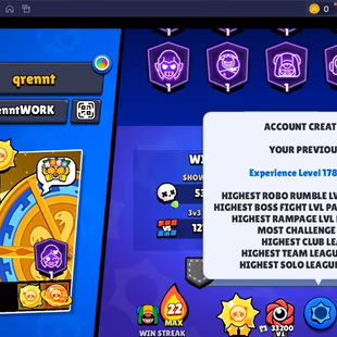 FURIOUS FANG | 385 SKINS | 71.800 TROPHY | 100 BRAWLERS | 53 HYPERCHARGED | 57 MAXED BRAWLERS | 39 PRESTIGE - Image 7