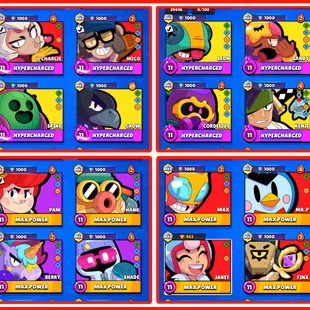 [ RARE LAGACY R35 PIN + MASTER LEGUE HIT ] | PREMIUM 90K+ TROPHIES [ SOLAR FAME ] | 60 MAXED BRAWLERS [ 47 HYPERCHARGE - Image 4