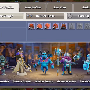 TH 13 MAX | HEROES 75-75-50-50-25 | ALL EPIC EQUIP | MAX GG SB MM FA FB RS EB |500 NC |3 SCENERY - Image 5