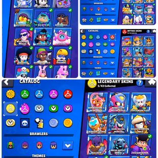 60K TROPHIES |40 MAXED| 33 HYPERCHARGE|300 SKINS|LEGENDRY RANK|9 BUFFIES|BEAR SHADE|400 PINS|300 ICONS|RARE ACC|LIMITED  - Image 2