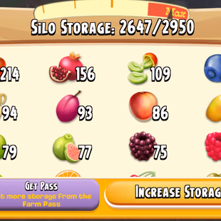 158 level | 10000 Barn Storage | 2950 silo storage | 9M+ Coin | 1000+ gems l  10k Barn | Android & IOS - Image 4