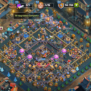 💙 ALL EPIC MAXED 💙 6 HEROES MAXED | TH 18 MAX | DEFENCE MAX | TROOPS MAXD 6400 WS | SAMURAI SKIN SET | 5X RARE SCENERY - Image 2