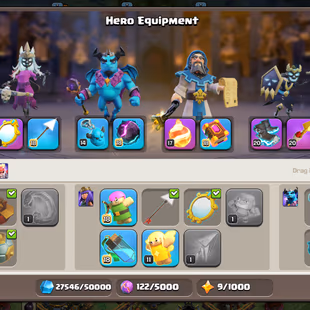 🔥Xp-235🔥 || Th18 || High Epic Equipment || Heroes 85-93-70-71-41-2 || Only Walls Low || 6 Builders || Nc Free - Image 4