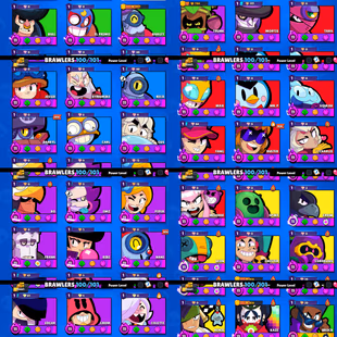 95k TROPHIES 🌟 GOLDEN SHELLY 🌟60 MAX POWER BRAWLER | 100 BRAWLER UNLOCK | 44 HYPERCHARGE | 307 SKIN | INSTANT DELIVERY - Image 3