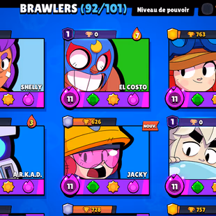 Premium Account | Legendary 3 | 44k | 35 brawlers maxed | rare skins - Image 6