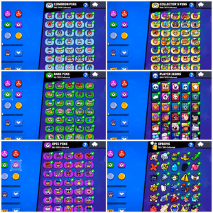 🏆 64.3K TROPHY 🏆 100/100 BR | 49 MAX [ 45 HYPERCHARGED ] | 301 RARE SKINS | 38 TITLES | 37 PRESTIGE  - Image 7