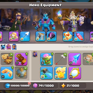 TH 18 STANDARD-CLASH OF DRAGON SCENERY-2 X HERO MAX-BK 100 AQ 102 MP 72 GW 80 RC 55-EPIC EQUIPMENT 4X MAX - Image 6