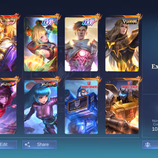 PREMIUM EXALTED 2 || 1 LEGEND || 9 GRAND || 9 EXQUISITE || SKINS 377 || HIGHEST RANK GLORY 68 - Image 2