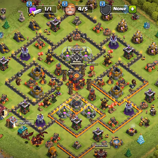 TH10 ALMOST MAX-HERO 36-37-20-EQUIPMENTS 4X EPIC BEST-XP-71-BEST DEAL-LINK INTO BYER MAIL - Image 1