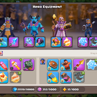 RR💥TH 17 BLACK DEFENCE💥HERO 93-97-54-70-45 | 7.2K GEMS | 15 HIGH EPIC EQUIPMENT | FB-26 FA-26 SB-23 EB-23 FF-20 LP-20 - Image 6