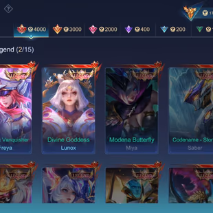 HYPER BASED PREMIUM ACCOUNT|| MEGA 5 ||  LEGEND 2 || GRAND 13 || EXQUISITE 16 || SKINS 450 || HEROS 131 || ALL MAX EMBLE - Image 8