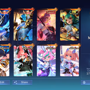 [IOS/ANDROID] CEL LVL 139 | 132 HEROES | 598 SKINS | MEGA 3 | GIRLY SKINS | 2 LEGEND - KAGURA EXORCIST - NANA MISTBENDER - Image 1
