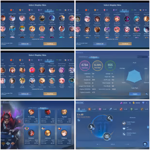 [IOS/ANDROID] CEL LVL 87 | 132 HEROES | 511 SKINS | MEGA 2 | COLLAB | 3 LEGEND - MOSKOV ABYSS - 2 JJK GOJO NOBARA - HAYA - Image 6