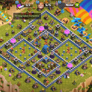 [TH-12 FULLY MAX] || 7 YEAR OLD CHRISTMAS TRSS AVAILABLE || 4 HERO MAX || 3 EPIC || ALL MAX 5 BUILDER || BEST DEAL | A02 - Image 3