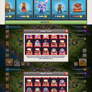 🔥10500 GEMS-2100 MEDALS🔥TH-16 NEAR MAX! XP-205! 3X EPIC EQUIPMENTS MAX! HEROES:-95-95-63-68-39-7! NICE PETS! BEST DEAL - Image 4