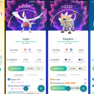 Lvl 50+ [Solgaleo/Lunala] | 48 Legendary | Dialga | Palkia | Kyogre | Groudon | Regidrago | Regieleki | Instinct | 738 - Image 3