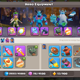 Premium Th 15  || Nothing left || 10 Epic Equipment Full Max || All Epic Equipment || Builder Base Near Max || Best Deal - Image 7