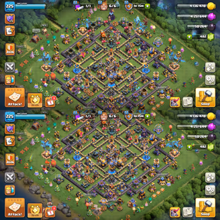 🔥TH-18 NEAR MAX🔥XP-225! ALL MAX WALLS! GG[23L] SB[23L] FB[23L] RS[26L]! HEROES:-100-105-67-77-55-7! NICE PET!BEST DEAL - Image 2