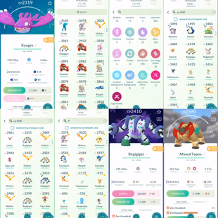 1908 Level 70 Eternatus Team Medallion ready to change team Shundo Moltres Shiny GMax Mega Venusaur Shiny Eevee BG - Image 3