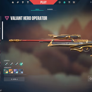 EU/TURK | Valiant Hero Operator | Xenohunter Knife | 490 Extra Valorant Points | Ready For Ranked Level 20 | 2x Agents - Image 3