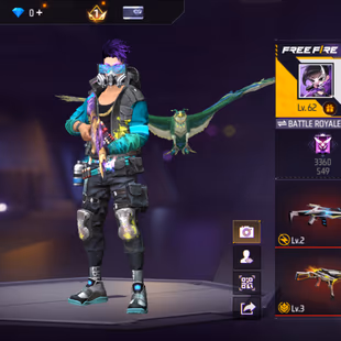 X242|Lvl 62|43 CHARACTER|41 BUNDLE SET|98 COSTUME|183 WEAPON(2 EVO+28 MYTHIC)|DESTINY XM8 LVL 2|BOOYAH DAY UMP LVL 3|ANE - Image 1