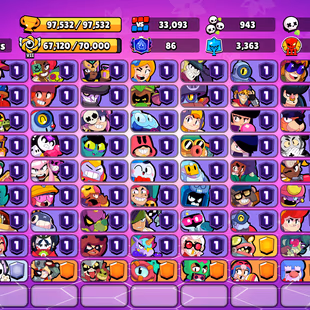 Trophy 97500 / brawler 101/ Hyper 91 / maxed 91 / name change Free  - Image 3