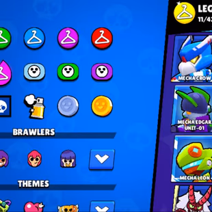 STAR BUSTER SHELLY SKIN - 81 Brawlers - 38 Hypercharged - 63 TOTAL MAX - 71000 Trophies - 300 Skins - Mythic Skins - Image 6