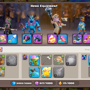 🔥Scenery Account🔥 || Th18 || High Epic Equipment (3-Max) || Heroes 77-95-51-67-38 || Nc free || 6 Builders - Image 4