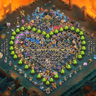 ALL EQUIPMENT MAX 💎DECORATED TH 18💎 700 STARRY ORE - WAR ARENA -15k CUPS - 1700 MEDAL - MAX BH 10- AVAILABLE - CHEAP - Image 1