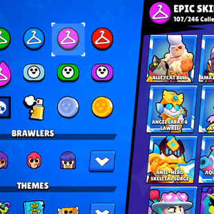 BEST DISCOUNT | 343 Skins | OG skins | 72k | 99 Brawler | 86 P11 | 70 hyper | IOS and Android | Full Access  - Image 6