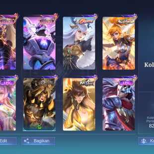 RC339|LV 82|HERO 131|SKIN 222|RENOWNED IV|ALL EMBLEM MAX|THAMUZ KUNGFU PANDA|2 LUCKYBOX (URANUS,HANABI)|BADANG PEGASUS S - Image 1