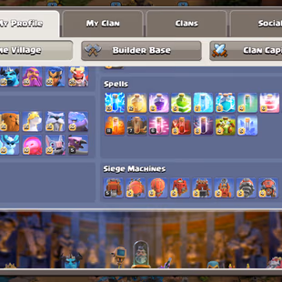 💙 RAREST 6 HEROES MAX💙 | TH-18 MAX | 10X EPIC MAX | 2 EPIC 23 | ALL 3 HELPER MAXED | 9300 GEMS | MAX DEFENCE ND WALLS - Image 5