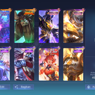 EX 77|LV 66|HERO 104|SKIN 159|EXPERT I|ALL EMBLEM MAX|THAMUZ NEXUS SEA|THAMUZ KUNGFU PANDA|KARINA KOF|2 LUCKYBOX| - Image 1