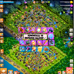 💎TH18 DEFENCE MAXED🔥 [ RaRe-TH18 ] [ 13x EPIC EQUIP ] || 2xPAID SCENARIO || HEROS-77-83-71-75-50 || HEROS SKINS - Image 2