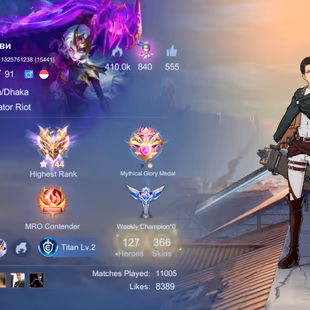 HYPER BASED PREMIUM ACCOUNT|| LEVEL 91|| EXALTED 3 || LEGEND 1|GRAND 9 | EXQUISITE 5 ||SKINS 366|| HEROS 127|| ALL MAX| - Image 7