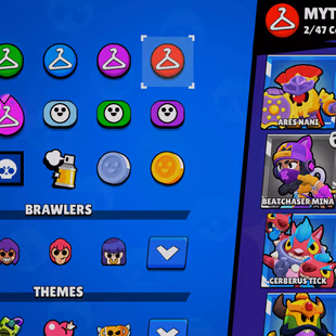 89 BRAWLERS🌀 | TROPHY 50K🏆 | 4 MAXED | 12 HYPERCHARGE | 157 SKINS | 122 GADGETS | 69 STARPOWER | 60 GEARS - Image 7