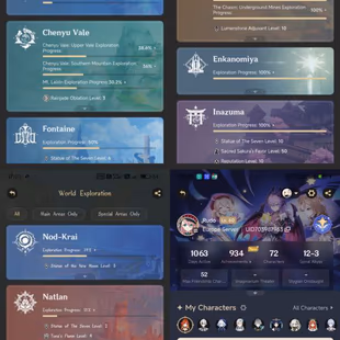 All Platform - EU - AR60 - 72 Charcter+31 5'Star - 11 Wephons 5'Star - Arlecchino - 139 Days Welkin Moon - Code789 - Image 6