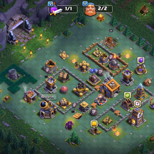 💫[ TH-15 NEAR MAX ]💫 6X EPIC EQUIPMENT || HEROS: 64-77- 40-52-30 || WALLS MAX || NICE DEF - TROOPS || BEST DEAL - Image 8