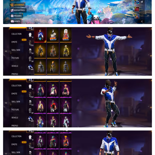 Latam North| Lv66 | FFWS Legendary Bundle  | Naruto Bundles | 187 Bundles  | 6 Evo Guns (HIGH)  | 429 Weapon Skins  - Image 2