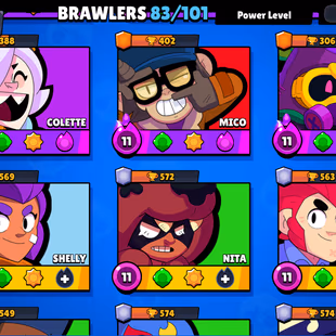 Star Shelly -Rare Skin | 30200 trophy | 42/83 max | 9 Hyper | 70 Skin  | 5036  Bling | 150 gems | 198 XP | BEST DEAL - Image 3