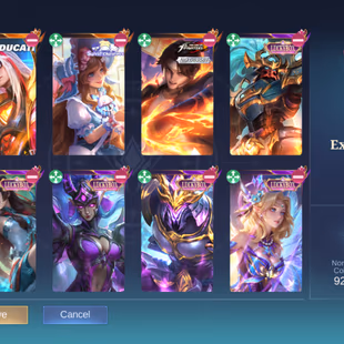 PL621|Lvl 56|EXALTED II|ALL EMBLEM MAX|363 SKIN|FRANCO LEGEND|GOJO JJK|2 ASPIRANTS(FANNY,LESLEY)|NOLAN 11.11|LEOMORD DUC - Image 2