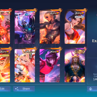 ML  297 maga close account legnd valir KOF 5 prime Beratix yuzong aspirant Guinevr 11 11 Haya LUCKYBOX 4 collector valir - Image 1