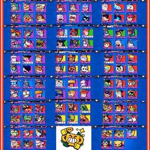 [ PREMIUM #1 ] METEORIC FAME 2 | 93K TROPHIES | 101 BRAWLERS MAX | 101 HYPERCHARGED | 38 BUFFIES | 382 SKINS | 708 GEMS  - Image 4