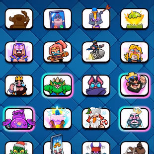 KT15 XP62 | 74 MAX 19 ELITE | 2 CARD LVL16 | 19 EVO | 10590 TROPHY | 122 EMOTE | 582 GEMS | INSTANT DELIVERY - Image 5