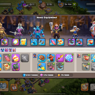 [LT 20847]🔥SUPER LEGENDARY TH18🚀EPIC EQUIPMENTS[WS3581]BB MAX | HEROS LVL 100-100-90-75-50-15 | INSTANT DELIVERY |  - Image 5