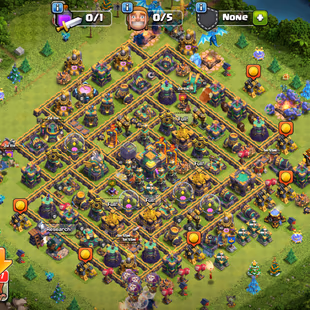 🔥1800 CWL MEDALS!XP 212!TH 14 ALMOST MAX🔥HERO:81-82-50-56-36!NC YES!MAX WALLS!MAX DEFANCE! ALMOST MAX TROOPS  - Image 1