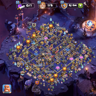 ALL HEROES-6 MAX ! TH18 MAX TYPE! COSMIC SCENERY! DUKE MAX EQUIPMENT! OBSTACLES DESIGN! EQUIPMENT 9 MAX! LEGEND RANK  - Image 2