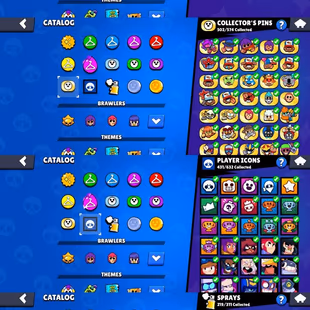 60K TROPHY|46 MAX|39 HYPER|18K COINS|200 GEMS|16 BUFFIES|320 SKINS|500 PINS|10 LEGENDARY SKINS|MECHA MORTIS|FANGUARD|HEL - Image 6