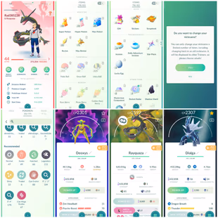  SHINY MEGA RAYQUAZA | 11 SL TRADEABLE | 1x SHINY MYTHICAL | 1x HUNDO LEGENDARY | 10 SPECIAL BG | LEVEL 44 | FULL ACCES - Image 1